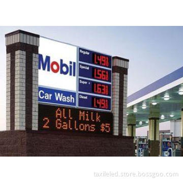 10 inches Waterproof Programmable LED Gas Price Signs Enhan